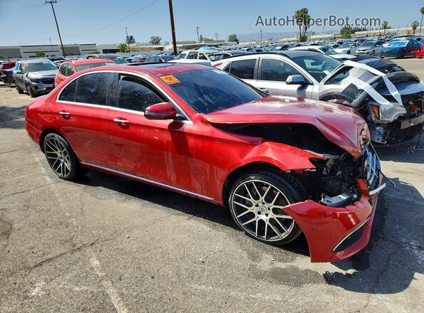 WDDZF4JB3HA204929 2017 MERCEDES-BENZ E Red Przód prawy