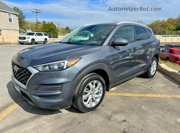 KM8J3CA47MU287099 2021 HYUNDAI TUCSON Серый Передняя левая четверть