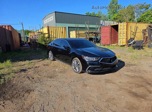 JH4KC1F55JC000504 2018 ACURA RLX Черный Передняя левая четверть