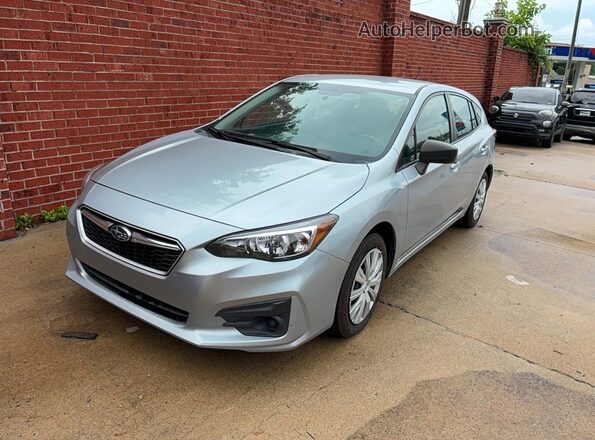 4S3GTAB68K3720032 2019 SUBARU IMPREZA Серебряный Задняя правая четверть