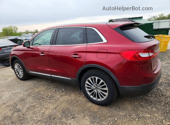2LMPJ8KR3HBL49539 2017 LINCOLN MKX Красный Задняя правая четверть