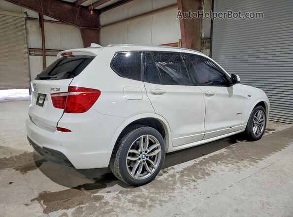 5UXWX7C56H0U42815 2017 BMW X3 Белый Передняя правая четверть
