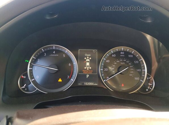 58ABK1GG2GU010399 2016 LEXUS ES Синий Вид щитка приборов