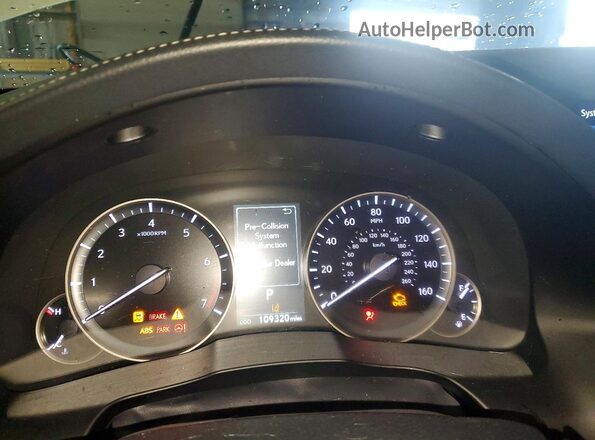 58ABK1GG2HU079451 2017 LEXUS ES White Widok zestawu wskaźników