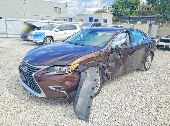 58ABK1GG4HU078530 2017 LEXUS ES Коричневый Передняя левая четверть