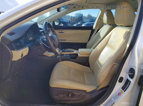 58ABK1GG5HU044709 2017 LEXUS ES Белый Вид салона спереди
