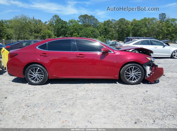 58ABK1GG6JU083038 2018 LEXUS ES 350 Red Widok wnętrza 360 stopni