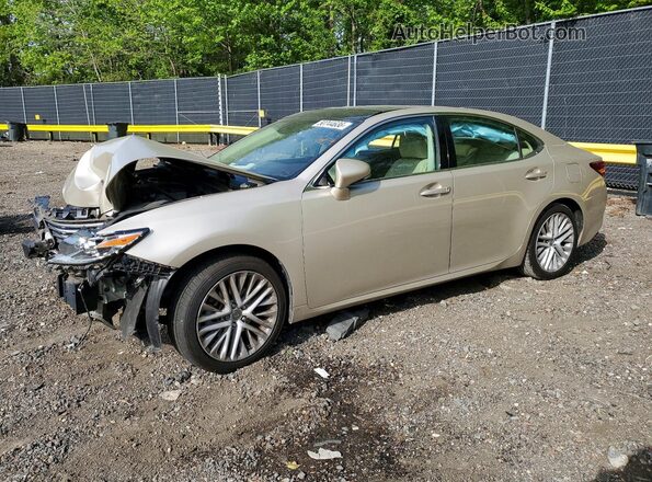 58ABK1GGXHU073848 2017 LEXUS ES Tan წინა მარცხენა ხედი სამი მეოთხედიდან