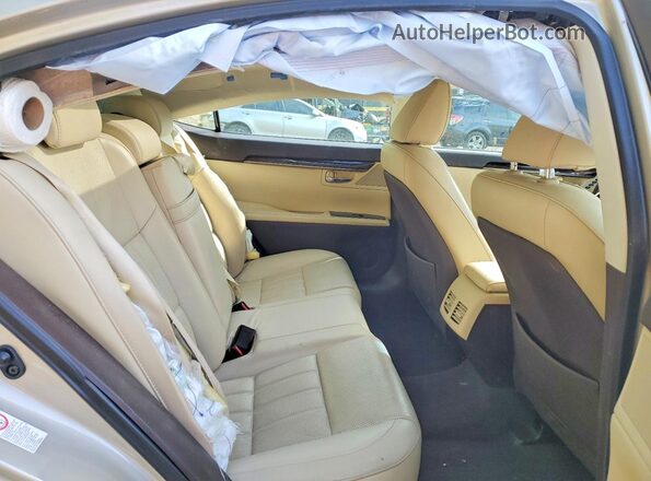 58ABK1GGXHU073848 2017 LEXUS ES Tan უკანა სავარძლების ხედი