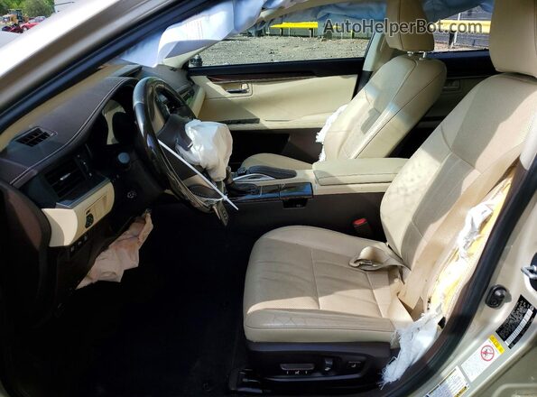 58ABK1GGXHU073848 2017 LEXUS ES Tan წინა სალონის ხედი