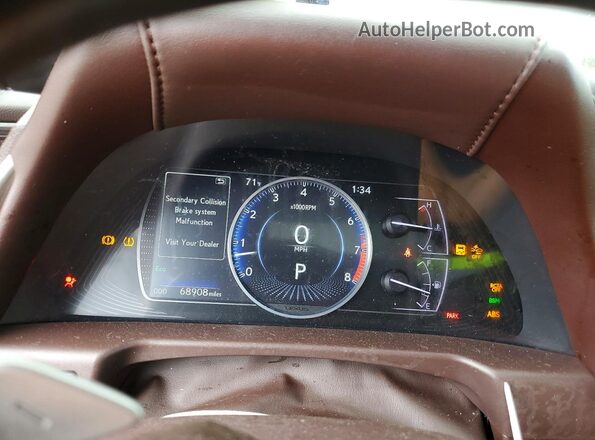 58ABZ1B12KU006506 2019 LEXUS ES Black Instrument cluster view