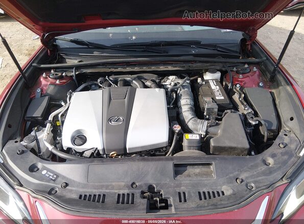 58ABZ1B13KU024545 2019 LEXUS ES 350 Красный Вид сзади