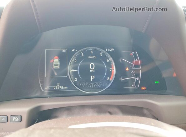 58ABZ1B16KU028248 2019 LEXUS ES Белый Вид щитка приборов