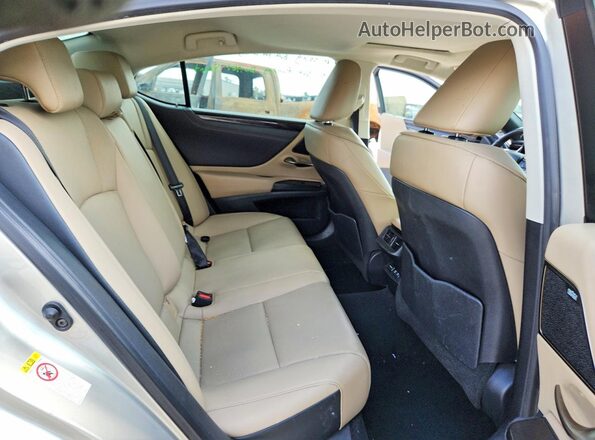 58ABZ1B16KU044160 2019 LEXUS ES Желто-коричневый Вид задних сидений