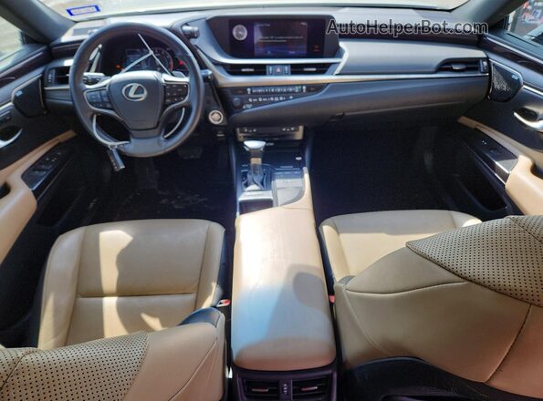 58ABZ1B16KU044160 2019 LEXUS ES Желто-коричневый Вид панели приборов