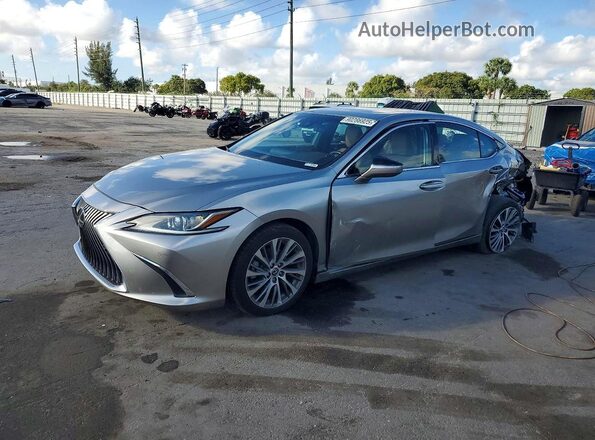 58ABZ1B19KU010780 2019 LEXUS ES Серебряный Передняя левая четверть