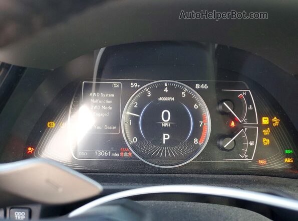 58AD11D15RU012811 2024 LEXUS ES Серебряный Вид щитка приборов
