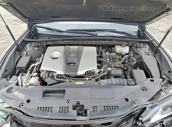 58AD21B18LU009585 2020 LEXUS ES Black Widok wnętrza z tyłu