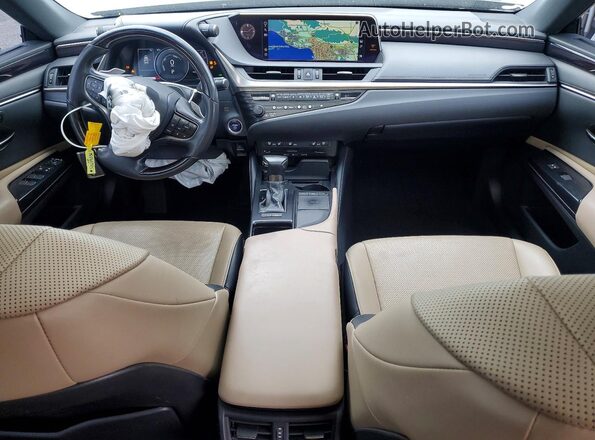 58AD21B18LU009585 2020 LEXUS ES Black Widok deski rozdzielczej