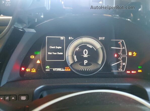 58ADA1C12SU064596 2025 LEXUS ES Белый Вид щитка приборов