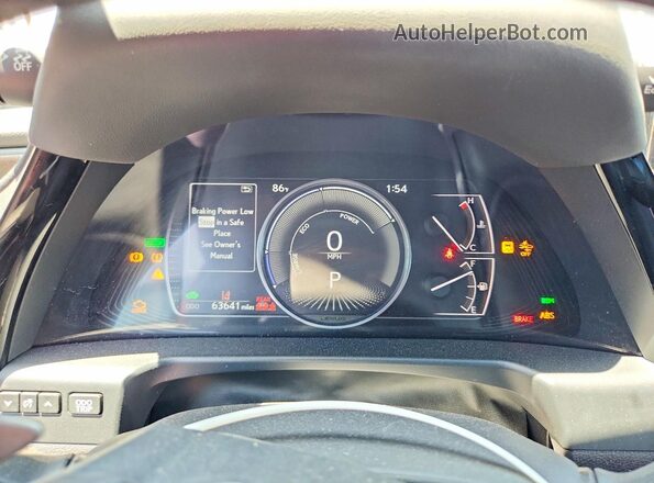 58ADA1C13NU024452 2022 LEXUS ES Серый Вид щитка приборов