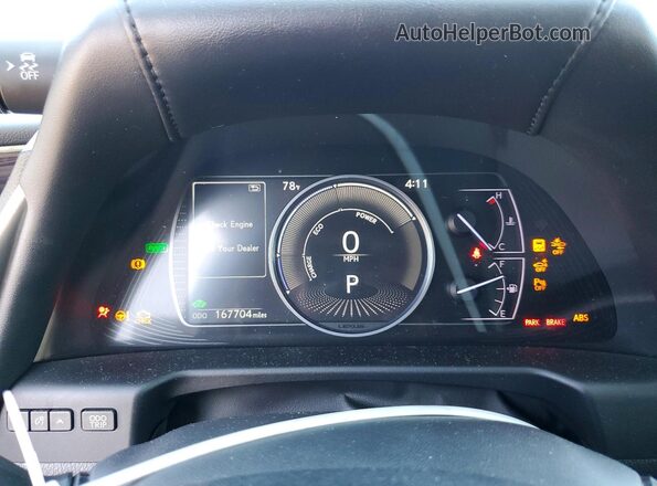 58ADA1C18MU013106 2021 LEXUS ES Черный Вид щитка приборов