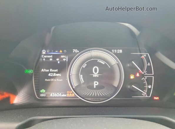 58ADA1C19RU054058 2024 LEXUS ES Черный Вид щитка приборов