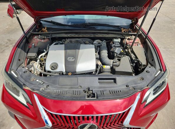 58ADZ1B11LU056064 2020 LEXUS ES Красный Вид задней части салона