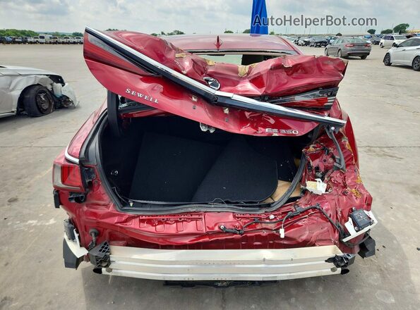 58ADZ1B11LU056064 2020 LEXUS ES Красный Вид сзади