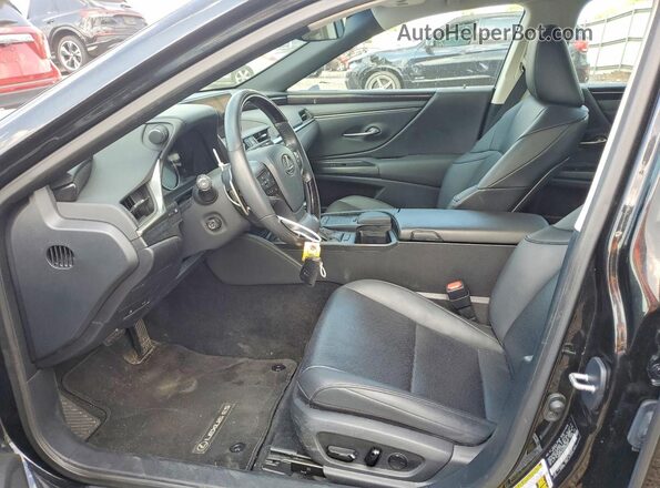 58ADZ1B13MU088693 2021 LEXUS ES Черный Вид салона спереди