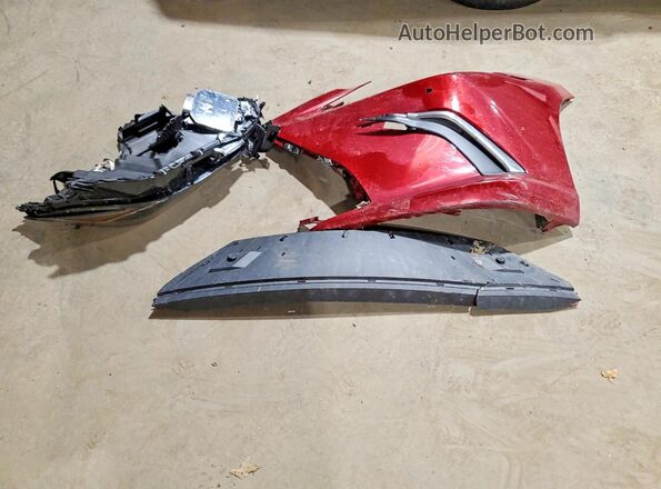 58ADZ1B15LU053815 2020 LEXUS ES Red Engine compartment view