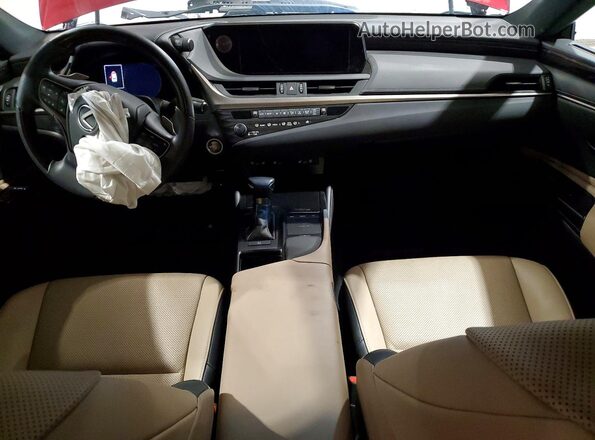 58ADZ1B15LU053815 2020 LEXUS ES Red Dashboard view