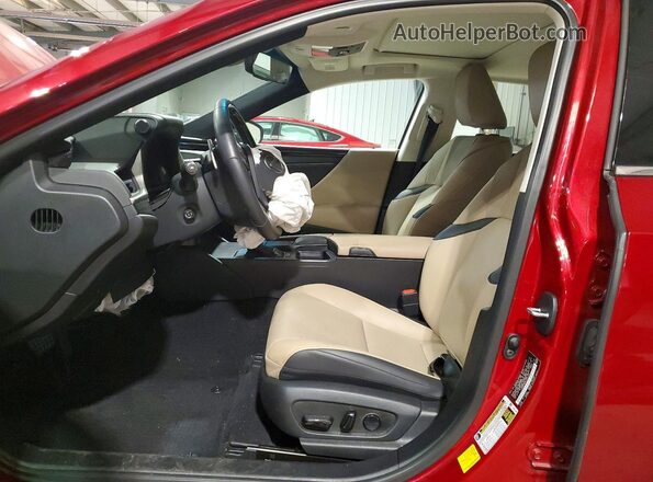 58ADZ1B15LU053815 2020 LEXUS ES Red Front interior view