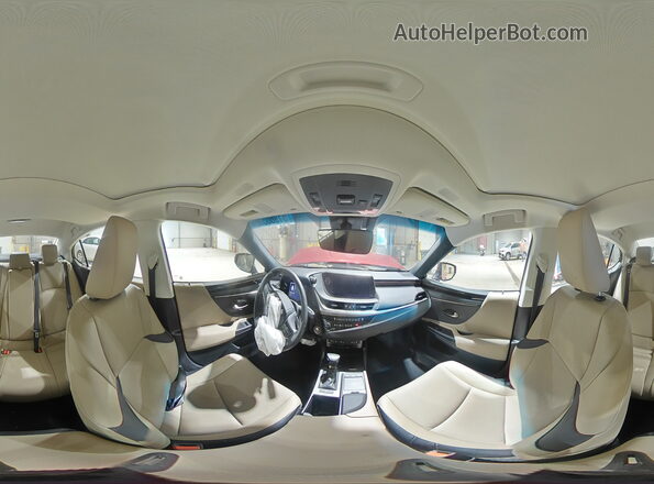 58ADZ1B15LU053815 2020 LEXUS ES Red 360 interior view