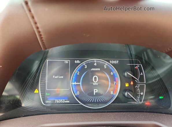 58ADZ1B16MU083486 2021 LEXUS ES Белый Вид щитка приборов