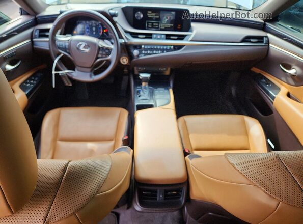58ADZ1B16MU083486 2021 LEXUS ES Белый Вид панели приборов