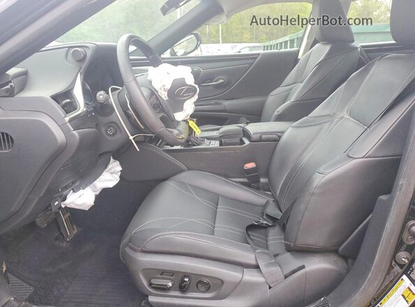 58AEA1C18MU010937 2021 LEXUS ES Черный Вид салона спереди