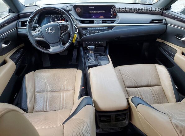 58AEZ1B19LU055362 2020 LEXUS ES Black წინა პანელის ხედი