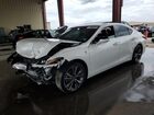 2020 Lexus Es 350 F Sport White vin: 58AGZ1B11LU072827 Damage: Left Front Fender, Dent(S) W/ Paint Dmg, > 12 Inches