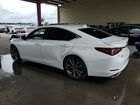 2020 Lexus Es 350 F Sport White vin: 58AGZ1B11LU072827 Damage: Left Rear Door, Dent(S) W/ Paint Dmg, > 12 Inches
