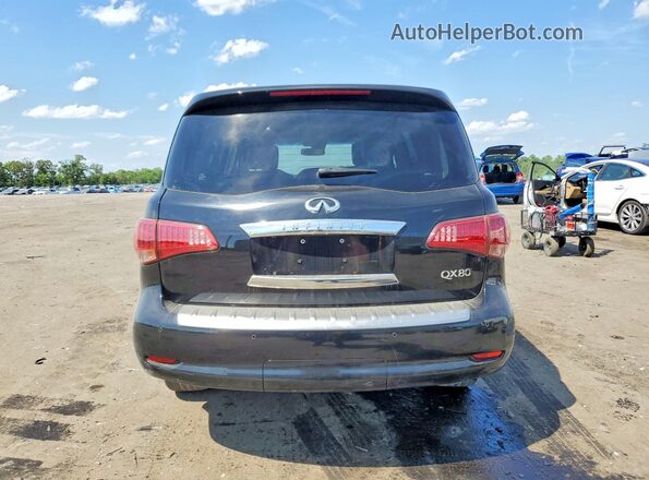 JN8AZ2NE2H9159771 2017 INFINITI QX80 Черный Вид салона спереди