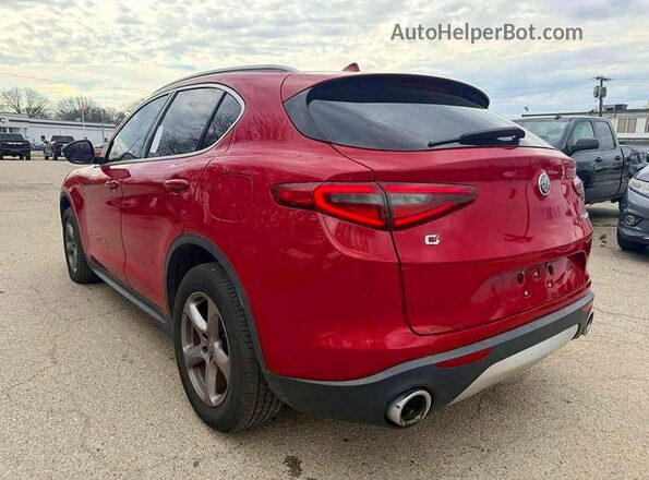 ZASPAKAN8M7D07888 2021 ALFA ROMEO STELVIO Red Задня права чверть