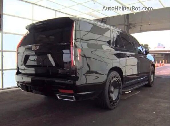 1GYS4JKT9NR304547 2022 CADILLAC ESCALADE Черный Передняя правая четверть
