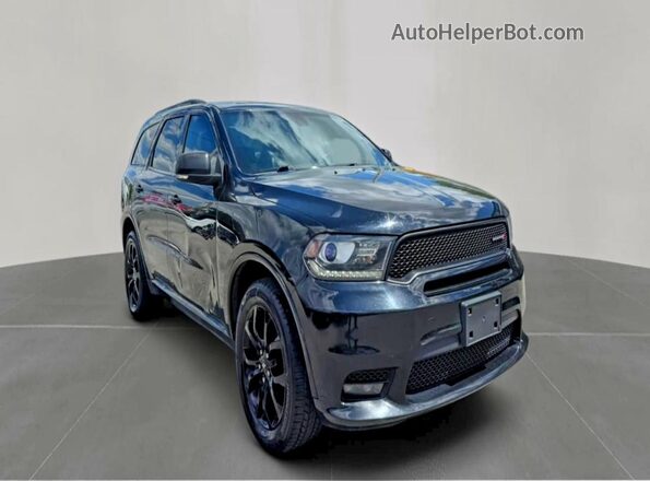 1C4RDJDG1KC605588 2019 DODGE DURANGO Черный Передняя левая четверть