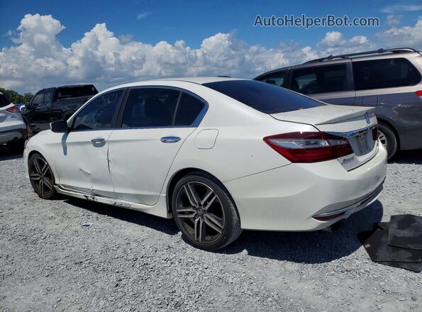1HGCR2F16HA231331 2017 HONDA ACCORD Белый Задняя правая четверть