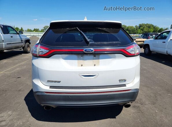 2FMPK4J99JBC61071 2018 FORD EDGE Белый Вид салона спереди