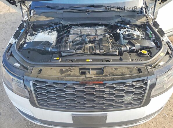 SALGS2RE9JA383721 2018 LAND ROVER RANGE ROVER White VIN sticker view