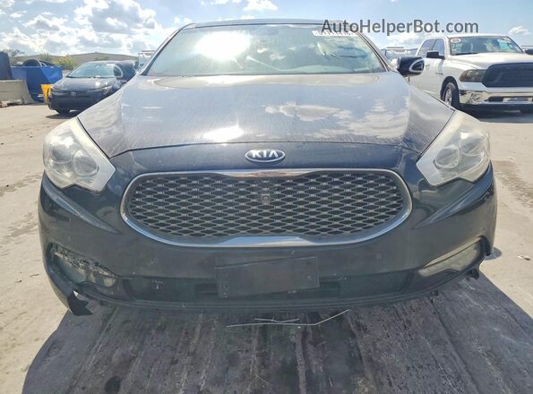 KNALT4D39G6031302 2016 KIA K900 Black Widok z tyłu