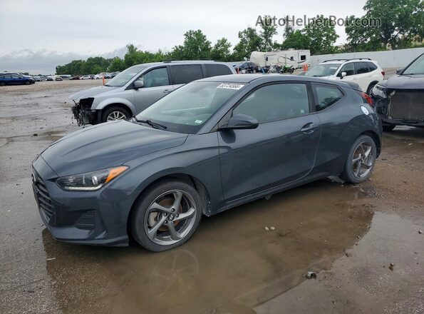 KMHTG6AF0KU008511 2019 HYUNDAI VELOSTER Blue Tył lewy