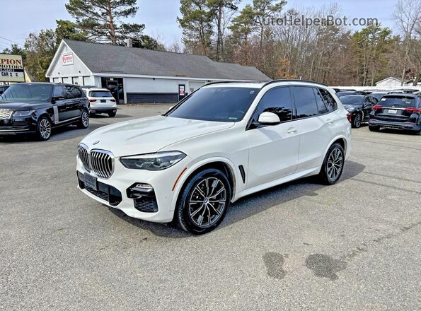 5UXCR6C07LLL75726 2020 BMW X5 Белый Задняя правая четверть